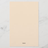 Pompoen verlaat de naam en het adres van het snoep briefpapier (Achterkant)