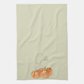 Pompoen "Verzamelen" Theedoek (Verticaal)