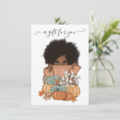 Pompoen Vetplanten Afro-Amerikaans (Staand voorkant)
