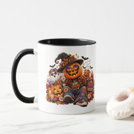 Pompoen Vibes Halloween Mok | Griezelig Seizoen Ko