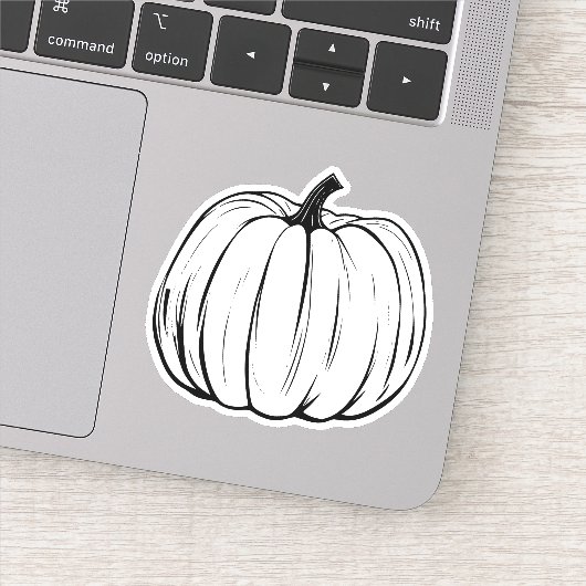 pompoen vinyl sticker (Detail)