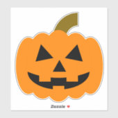 Pompoen vinylsticker, op maat gesneden sticker (Vel)