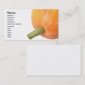 pompoen visitekaartje (Voorkant / Achterkant)