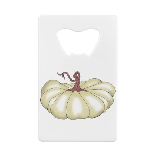 pompoen, vlak creditkaart flessenopener (Achterkant)