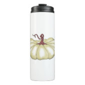 pompoen, vlak thermosbeker (Voorkant)