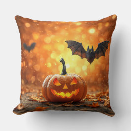 🎃🧡 Pompoen Vleermuis Griezelige Gezellige Hallow Kussen