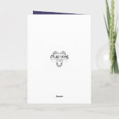 Pompoen & Vleermuis Halloween Wenskaart Kaart (Achterkant)