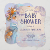 Pompoen vogelverschrikker Halloween Baby shower Kaart (Voorkant / Achterkant)