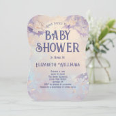 Pompoen vogelverschrikker Halloween Baby shower Kaart (Staand voorkant)