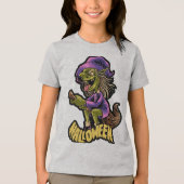 Pompoen Vogelverschrikker Halloween T-Shirt (Voorkant)