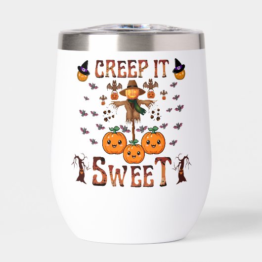 Pompoen vogelverschrikker kawaii Halloween herfst (Voorkant)