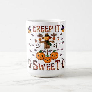 Pompoen vogelverschrikker kawaii Halloween herfst Koffiemok