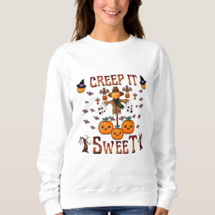 Pompoen vogelverschrikker kawaii Halloween herfst  Trui