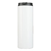 Pompoen Vol Kittens - Schattigee Zwarte Kat Hallow Thermosbeker (Achterkant)