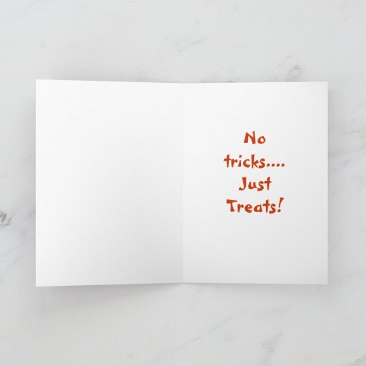 POMPOEN VOOR EEN LEUKE HALLOWEEN VERJAARDAG KAART (Binnen)