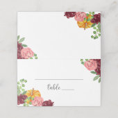 Pompoen voor gebergte plaatskaartje (Buitenkant ongevouwen)