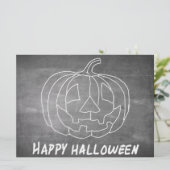 Pompoen voor Halloween 1-alkboard (Staand voorkant)
