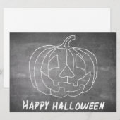 Pompoen voor Halloween 1-alkboard (Voorkant / Achterkant)