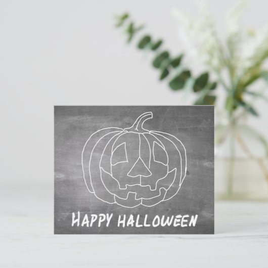 Pompoen voor Halloween 1-alkboard (Staand voorkant)