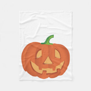 Pompoen voor Halloween 1 Fleece Deken