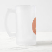Pompoen voor Halloween 1 Matglas Bierpul (Links)
