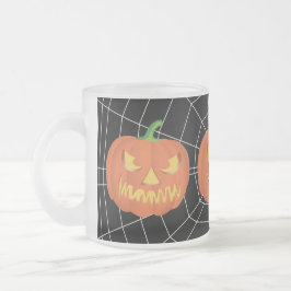 Pompoen voor Halloween 1 Matglas Koffiemok