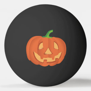 Pompoen voor Halloween 1 Pingpongbal