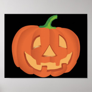 Pompoen voor Halloween 1 Poster