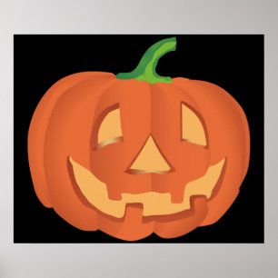 Pompoen voor Halloween 1 Poster