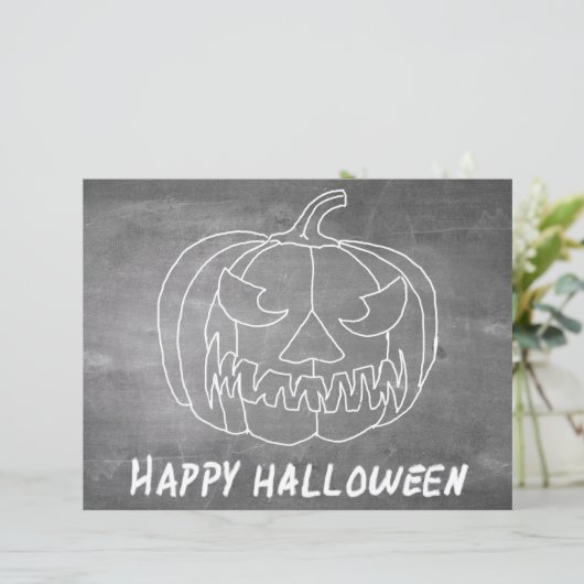 Pompoen voor Halloween 2-alkboard (Staand voorkant)