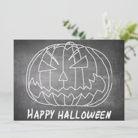 Pompoen voor Halloween 5-alkboard (Staand voorkant)