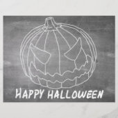 Pompoen voor Halloween 6-alkboard (Voorkant)