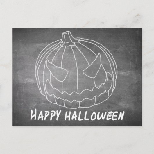 Pompoen voor Halloween 6-alkboard Feestdagenkaart (Voorkant)