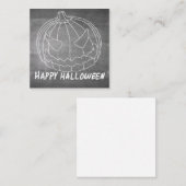Pompoen voor Halloween 6-alkboard Notitiekaartje (Voorkant / Achterkant)