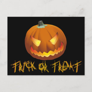 Pompoen voor Halloween 6 Feestdagenkaart