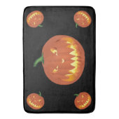 Pompoen voor Halloween... Badmat (Voorkant Verticaal)
