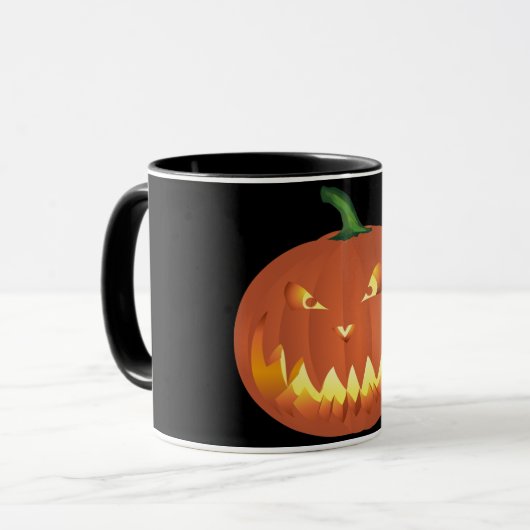 Pompoen voor Halloween ... Mok (Voorkant links)