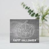 Pompoen voor het uiterlijk van Halloween 3-alkboar (Staand voorkant)