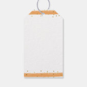 Pompoen Vrachtwagen Modern Herfst Baby shower Cadeaulabel (Achterkant)