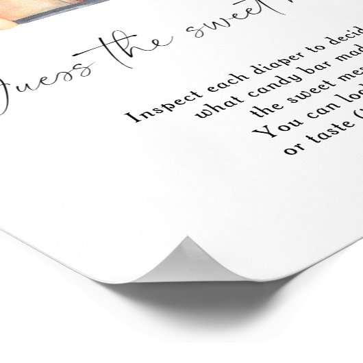 Pompoen vrachtwagen - raad de zoete puinhoop poster (Hoek)