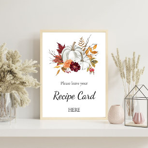 Pompoen Vrijgezellenfeest Recept Aanvraag Poster