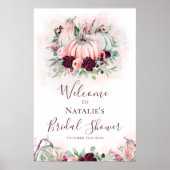 Pompoen Vrijgezellenfeest Welkom Poster (Voorkant)