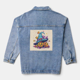 Pompoen Vrouwen Denim Jacket (Jean Jacket), Denim