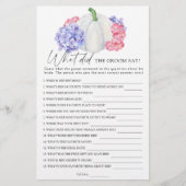 Pompoen - Wat zei de bruidegom bruidsspel (Voorkant)