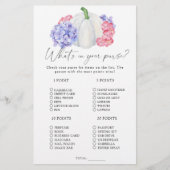 Pompoen - Wat zit er in je tas spel (Voorkant)