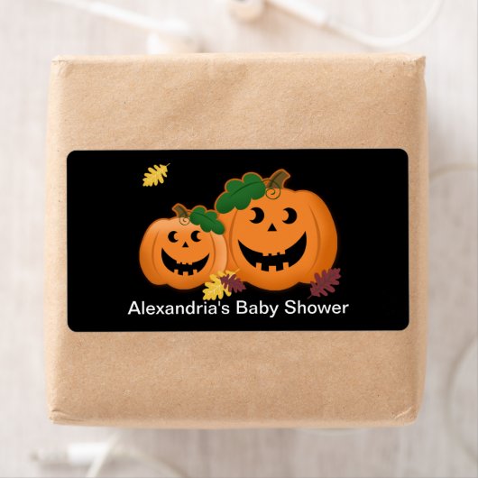 Pompoen Waterfles Sticker (Insitu)