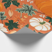 Pompoen Waterverf Herfst & Herfst Thanksgiving Cadeaupapier (Hoek)