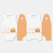 Pompoen waterverf herfst in liefde bedankt bruilof bedankdoosjes (Ongevouwen)