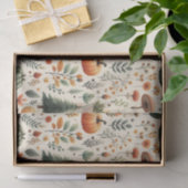 Pompoen Waterverf Herfstpatroon voor Herfst Tissuepapier (Geschenk)