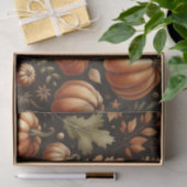 Pompoen Waterverf Herfstpatroon voor Herfst Tissuepapier (Geschenk)